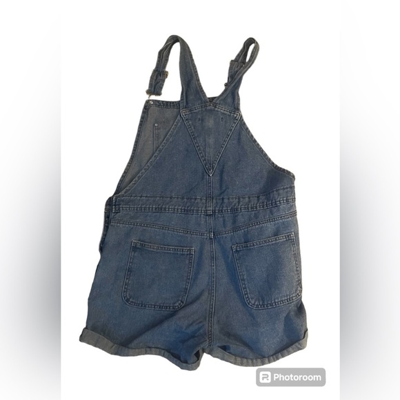 Denim and Co Primark Denim Overall shorts Size 12 - Picture 2 of 6